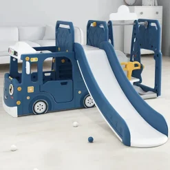 Outlet aktivitets lastbil med rutsjebane og gynge Udeleg