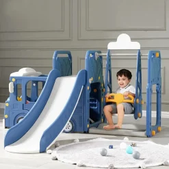 Outlet aktivitets lastbil med rutsjebane og gynge Udeleg