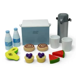 Hot KØLETASKE - PICNIC SÆT Trælegetøj|Træmad