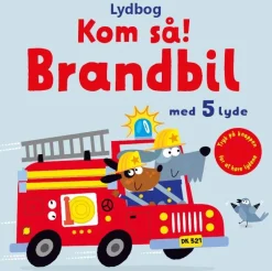 Sale Kom så! Brandbil - med 5 lyde Bøger|Bøger