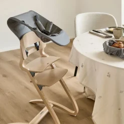 Babyindsats til højstol - Cool grey Børn Højstole|Børnemøbler