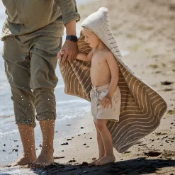 Online Hoodie - Woodland - Økologisk bomuld - Cappuccino Børn Badeslag &Amp; Håndklæder|Tekstiler