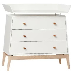 Discount Luna™ kommode inkl. pusleenhed - hvid Børn Kommoder|Børnemøbler