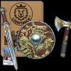 New Viking gavesæt med sværd / økse og skjold Udklædning
