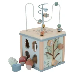 New - Aktivitetskube - Forest Friends Trælegetøj|Aktivitetslegetøj