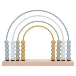Outlet Regnbue Abacus - Blå Aktivitetslegetøj|Trælegetøj