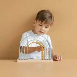 Outlet Regnbue Abacus - Blå Aktivitetslegetøj|Trælegetøj