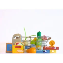 Discount LØS LEGEMAD - 18 DELE Trælegetøj|Træmad