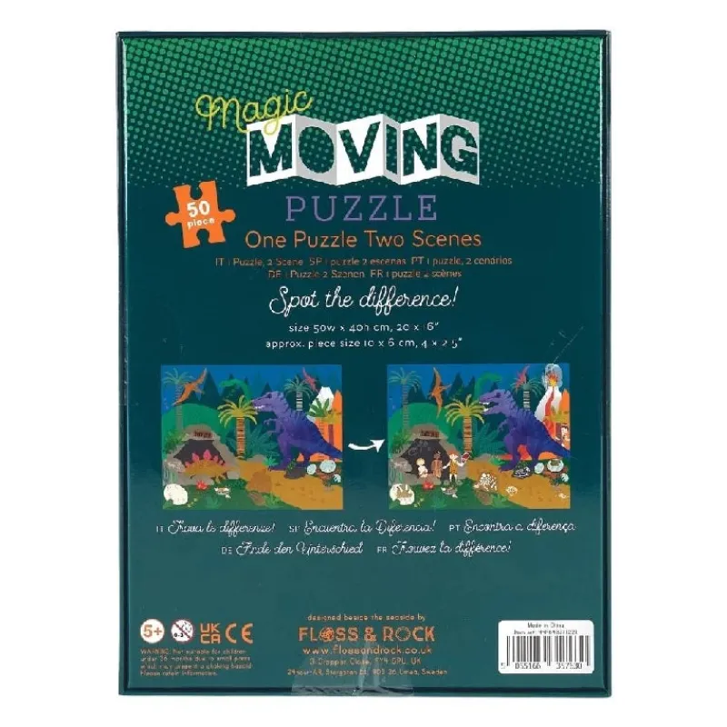 Online Magisk Puslespil 50 brikker - Dino Aktivitetslegetøj|Spil &Amp; Puslespil