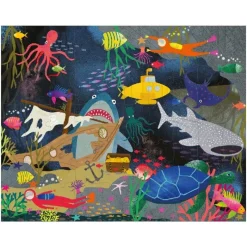Hot Magisk Puslespil 50 brikker - Deep Sea Aktivitetslegetøj|Spil &Amp; Puslespil