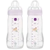 Easy Active Baby Bottle 330ml 2p Pink Sutteflasker &Amp; Tilbehør|Sutteflasker &Amp; Tilbehør