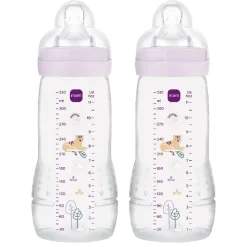 Easy Active Baby Bottle 330ml 2p Pink Sutteflasker &Amp; Tilbehør|Sutteflasker &Amp; Tilbehør