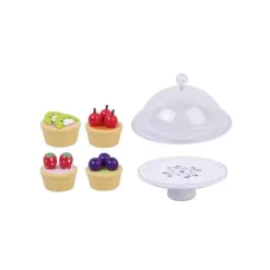 Outlet Tærter på fad m/låg Trælegetøj|Træmad