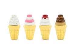 Outlet Vaffelis - Vanilje med krymmel Trælegetøj|Træmad