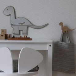 Sale dino spejl - egetræ Børn Spejle|Spejle