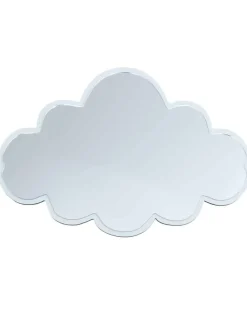 sky spejl - hvid Børn Spejle|Spejle