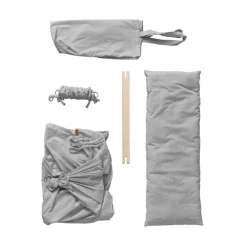 Online Basic slyngevugge økologisk bomuld - grå Børn Slyngevugger|Slyngevugger