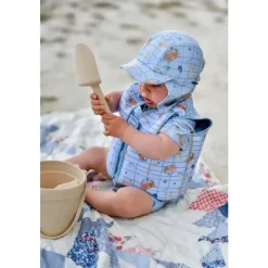 Svømmevest mønstret - Faded Denim - 2-3 år/15-20 kg Badetøj|Badelegetøj