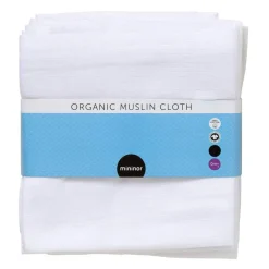 Clearance stofble økologisk hvid 8 - pak Stofbleer