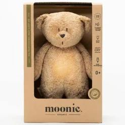 Sale økologisk brummende bjørn m. Lampe - cappuccino natur Børn Bamser|Lys &Amp; Lamper