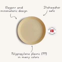 Clearance Dinner Plate round - vanilla (set of 2 pcs) Service