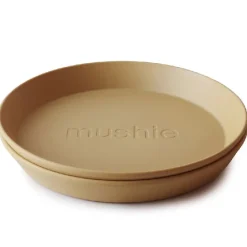 Sale Rund Tallerken Mustard 2pcs Service