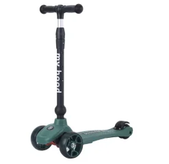 Best Kick'n'Ride 3i1 - Mørkegrøn Løbehjul|Løbecykler