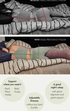 Outlet Gravidpude - Linen Beige Børn Ammepuder