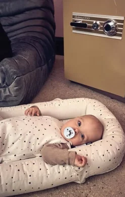 Hot Sovepose - Dot White/0-6 måneder Soveposer