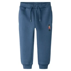 New Bukser med små figur tegning, str. 92-116 - Blå Tøj