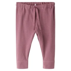 New Rib bukser, str. 56-92 - Mørk Rosa Tøj