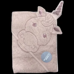 Discount NM Badeslag mauve m/ unicorn str. 100x100 cm. Badeslag &Amp; Håndklæder