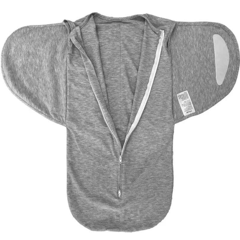 Online Svøb 3 - i - 1 - Heathered Grey Børn Tæpper &Amp; Svøb|Tekstiler