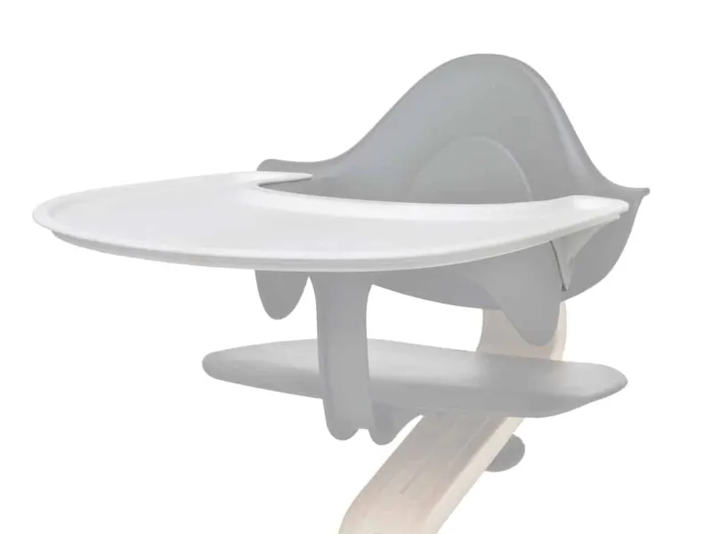 Tray - Hvidt bakkebord Børn Højstole|Børnemøbler