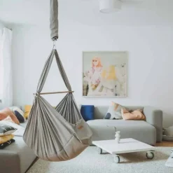 New ® Nordic slyngevugge med kapokmadras - grå Børn Slyngevugger|Slyngevugger