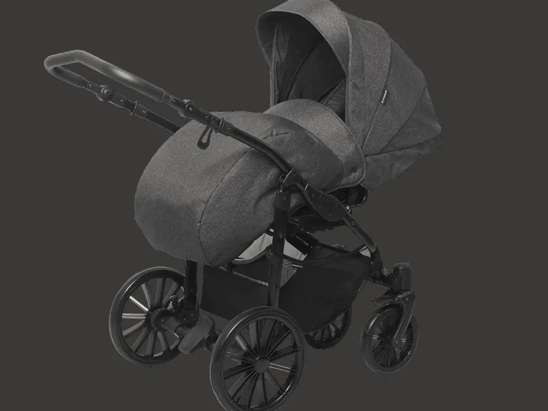 New Nordic Seat - Dark Grey Melange Klapvogne