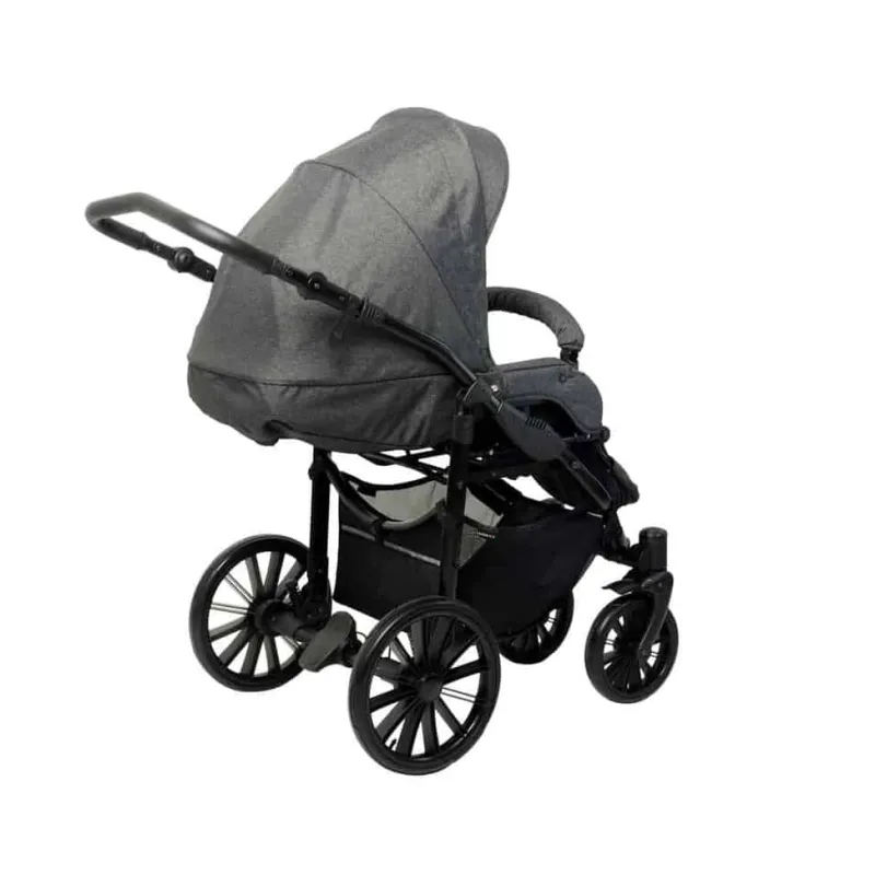 New Nordic Seat - Dark Grey Melange Klapvogne