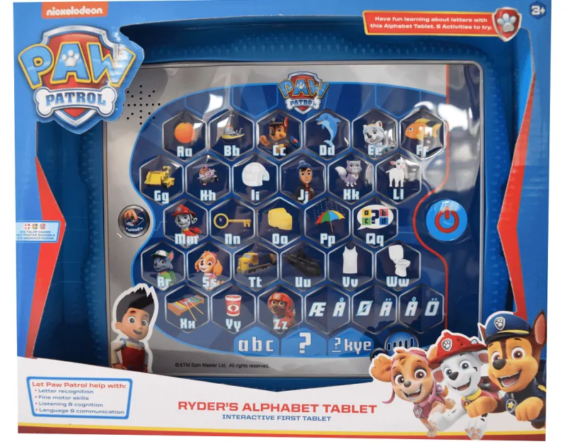 Clearance ´s Ryders Alphabet Pad Aktivitetslegetøj|Kreativitet