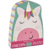 Discount Puslespil m. formet motiv & æske 12 brikker - Rainbow Unicorn Spil &Amp; Puslespil|Kreativitet