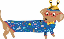 New Puslespil m. formet motiv & æske 20 brikker - Pets Aktivitetslegetøj|Spil &Amp; Puslespil