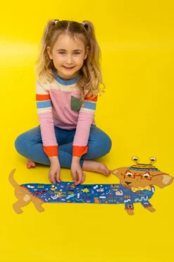 New Puslespil m. formet motiv & æske 20 brikker - Pets Aktivitetslegetøj|Spil &Amp; Puslespil