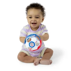 Clearance Soccer - fodbold (rød/hvid/blå) Aktivitetslegetøj|Rangler