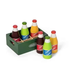 Hot Sodavand i kasse - 6 stk. Trælegetøj