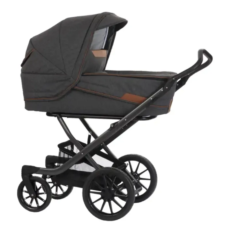 Outlet Free - Stel: Sort - Overdel: Graphic Black/Cognac Barnevogne