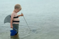 New Hajfinne - Lys Grå Badelegetøj|Udeleg