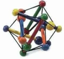 Skwish rangler - Flerfarvet Trælegetøj|Rangler