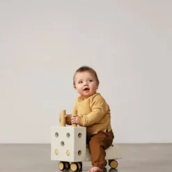 Outlet Tiny ride Sand Grey / Honey Yellow Aktivitetslegetøj