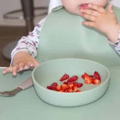 Hot Silikone Skål Støvet Grøn Service