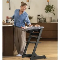 Discount Tripp Trapp Newborn set - Dark Grey Børn Højstole|Børnemøbler