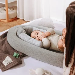 Air nest formindsker grey melange Børn Sengerande